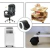 Computer Chair Accessories,Office Chair Casters Wheels Revolving Chair Wheels Replacement Castor Feet for Furniture 5PCS