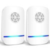 Ultrasonic Pest Repeller 2 Pack, Insect Control, Spider Repellent, Plug in Indoor Mouse Deterrent, Anti Moths, Ants, Bed Bugs, Fleas, Cockroaches
