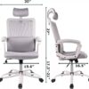 SLNFXC Mesh Office Computer Swivel Desk Task Ergonomic Executive High Back Chair