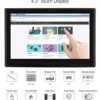 4.3inch DSI LCD Display with Case for Raspberry Pi 4B, 800×480 Capacitive Touchscreen MIPI DSI Display Support Raspbian/Ubuntu/Kali/Retropie/WIN1