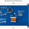 7inch HDMI LCD 1024×600 Capacitive Touch Screen IPS Display for All Rev Raspberry Pi 4B/3B+/3B/2B/A+/Zero,BeagleBone Black Windows 10/8.1/8/7