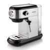 Vitinni Espresso Coffee Machine | 15 Bar Barista Pump | Milk Frother Steam Arm | 1450W Traditional Style | Cup Warmer Shelf | Cappuccino | Latte