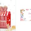 Temas Popcorn Party Stand | Easy To Assemble | Movie Night | Birthday Party | 12x Popcorn Bags