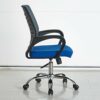 Adjustable Rotating Office Chair Comfortable Mid-back Mesh Home Office Chair Mesh Upholstered Seat Pan Can Rotate 360 Degrees Office Desk Chair