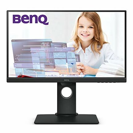 BenQ GW2480T 24 Inch 1080p Eye Care LED IPS Monitor, Anti-Glare, HDMI, Height Adjustable - Black