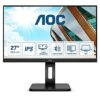 AOC 27P2Q - 27 Inch FHD Monitor, 75Hz, 4ms, IPS, Height Adjust, USB Hub, Spaekers, FlickerFree (1920x1080 @ 75Hz, 250cd/m², HDMI//DP/VGA/DVI/ USB