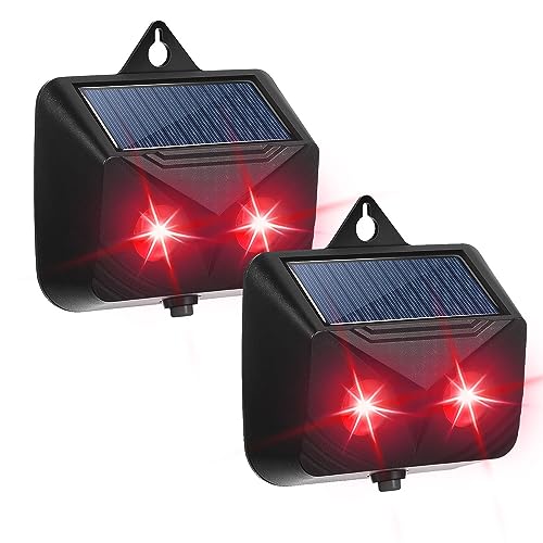 Nighttime Animal Deterrent Light,Cat Repellent,Ultrasonic Fox Repellent,Rat repellent,Dog repellent,Solar Animal Repellent Control Light,Animal R