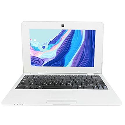 BlueBose Mini Laptop Notebook Netbook Tablet PC 10 inch Android Portable Ultrabook 1G DDR3 8GB Dual Core Wifi Camera USB HDMI (White)