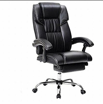 MU Home High Back Executive Office Chair Leather Ergonomic Office Computer Chair Reclining Desk Chair 360° Swivel Chair Office Chair