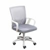 XXSLY Office Chair, Adjustable Height 360° Rotation Seat with Arms and Back Support, for Home Office Conference Study Room