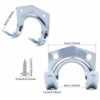 Geluode 14 PCS Tool Hanger Hooks,Garden Shed Hooks,Multifunctional Heavy Duty Tool Hooks for Shed Garden Warehouse Shop Farm Workbench Tools Stor