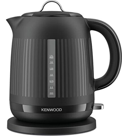 Kenwood Dawn Electric Kettle, 360° Swivel Base, Water Level Indicator, Cord Storage, Boil-Dry Protection, Removeable Filter, Capacity 1.7L, ZJP09