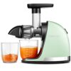 AMZCHEF Juicer Machines - Cold Press Slow Juicer - Masticating Juicer for Whole Fruits and Vegetables - Delicate Chew No Need to Filter - BPA Fre