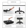 BZLSFHZ Small Computer Chair Home Footrest Lift Staff Chair Work Stool Office Seat Foot Change Shoe Stool Compact