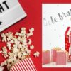 Temas Popcorn Party Stand | Easy To Assemble | Movie Night | Birthday Party | 12x Popcorn Bags