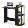 Furinno Efficient Home Laptop Notebook Computer Desk, Study Desk, Writing Desk, Columbia Walnut/Brown, 100.6 (W) x 85.3 (H) x 39.6 (D) cm