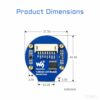 65K RGB Colors 1.28inch Round LCD Display Module for Raspberry Pi 4B 3B+ 3B 2B Zero W WH Pico for Jetson Nano 240×240 Resolution Monitor for Ardu