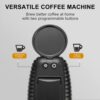 WIVIZL Capsule Coffee Machine,Compatible with Nespresso Capsule,Compact Single Serve Coffee Maker,Espresso and Lungo,Automatic Shut-Off,20 Bar Hi