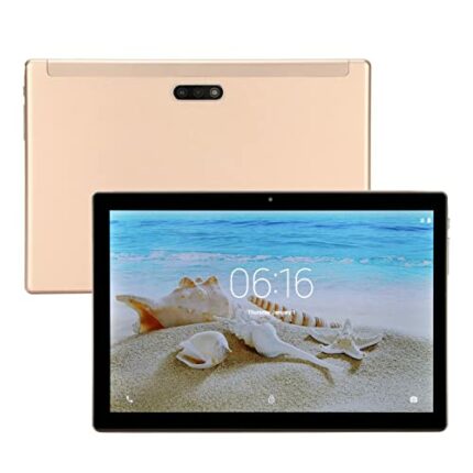 PUSOKEI 10.0 Inch Tablet, Tablet for Android 10.0, Octa Core CPU, HD IPS Touch Screen, 4GB RAM 64GB ROM, Dual SIM Slot, HD Dual Camera, 2.4G/5G W