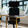 Veemoon Computer Desk Chair, Ergonomic Home Office Chair Chair Headrest Attachment Head Support Cushion Upholstered Adjustable Height Angle