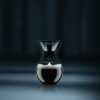 Bodum Pour Over Coffee Maker with Filter, Borosilicate Glass - 1.0 L, Black