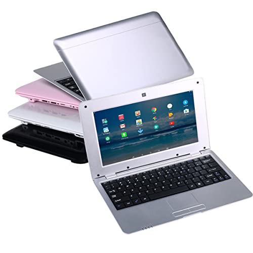 Bigmachine 10.1 Inch Portable Quad Core 8GB Computer Laptop Mini PC Android 6.0 Netbook Lightweight Notebook WiFi Webcam Netflix YouTube Google P