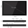 Thinlerain Portable Touchscreen Monitor, 10.1 Inch Portable Laptop Monitor HDMI 1920x1200 IPS 16:10 Screen Computer Display for PC PS3 PS4 Xbox R