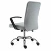 WALNUT Computer Chair - Modern Fabric Low Back Office Chair with Adjustable Height, for Reception Dinning Conference Room(Color : Gray, Size : 94