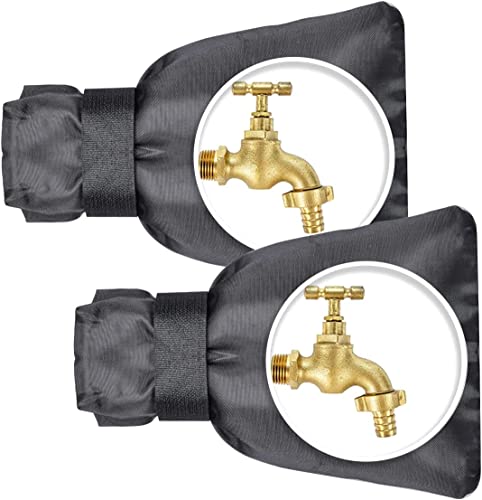 Outdoor Tap Covers for Winter, Reusable 1Pcs Large Outside Faucet Insulated Cover Socks for Freeze Protection Garden Hose Bibs Water Spigots Insu