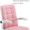 YT.JYUERI Relax Comfortably Safe Office Chair Pu Leather Anchor Live Broadcast Swivel Chair Girl Cute Bedroom Office Rotating Backrest Small Swiv