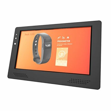 Glory Star 7" Advertising Displayer media player on shelf use auto looping supports SD Card USB Update with Shelf Clamp (GAD073-P+ 8GB SD Card+ F