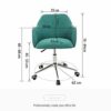 JJZXD Computer Chair, Home Office Chair, Modern Simple Meeting Chair, Desk Chair, Lifting Cloth Chair, Comfortable Chair