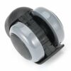 Finer Durable Rubber 360 Degree Swivel Wheels Rolling Casters Home Office Computer Chair