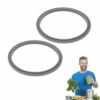 2pcs Blender Seal Rings for Breville Blend Active,Blender Gaskets with Lip,Silicone Seal Rings,Gaskets Rubber,Compatible with Nutri Bullet 900W &