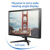 Thinlerain 20" PC Monitor 16:9 1600x900 Kitchen Monitor, LED Monitor Build in Speaker, 5Ms, 60 Hz, VESA Mountable, with VGA HDMI AV BNC USB, for