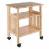 Winsome Wood Mission Home Office, Natural