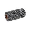 2mm Black Cotton String, 100M Cotton Bakers Twine for Gift Packaging, DIY Arts and Crafts, Gardening, Cooking, Tying Meats, Butchers Twine, Bakin