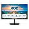 AOC U27V4EA - 27 Inch 4K UHD Monitor, 60Hz, 4ms, IPS, Adaptive Sync, Speakers, FlickerFree (3840x2160 @ 60Hz, 350cd/m², HDMI 2.0 x 2, DisplayPort
