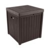 Pure Garden Outdoor Storage Box, 50-Gallon, Gray