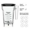 Blendtec 75 oz FourSide Commercial Jar - Four-Sided Replacement Blender Jar - Compatible with Most Blendtec Blenders - 32 oz Blending Capacity -