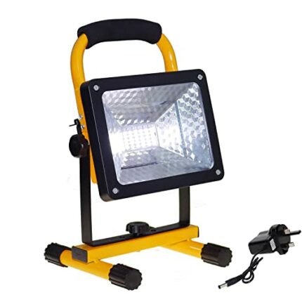 Aozel LED Work Lights Rechargeable, Led Floodlight Emergency Work Job Site Lights Waterproof Portable Floodlight for Outdoor Activities, Construc