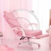 SCDBGY Ygqbgy Computer Chair Furniture/Home Office Furniture Pink Girl Leather Chair Office Boss Chair Comfortable Office Chair Sitting Chair for