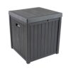 Pure Garden Outdoor Storage Box, 50-Gallon, Gray
