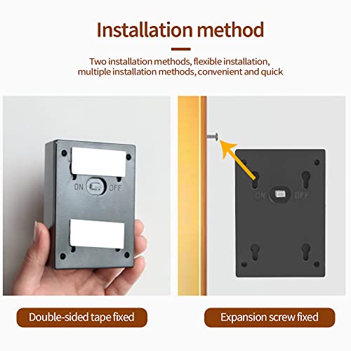 Febelle Solar Wall Lamps Up and Down Solar Wall Light Waterproof Solar Powered Front Door Light Outdoor LED Step Lights for Garden, Courtyard, Pa