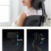 SLNFXC Ergonomic Office Chair High Back Mesh Office Chair Computer Chair Desk Chair with 3D Armrest and Adjustable Headrest, Ergonomic Curved Lum
