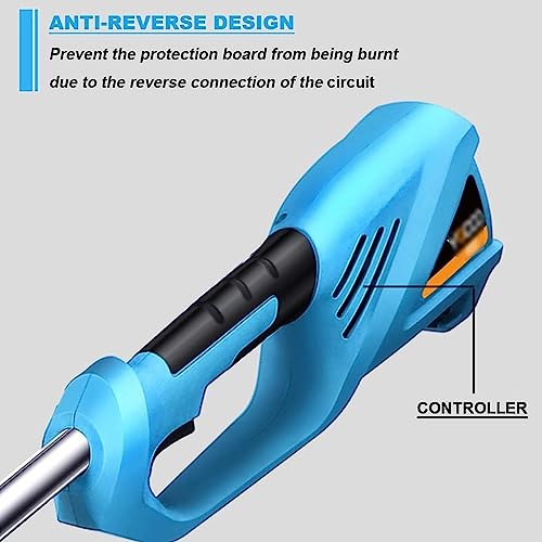 ELzEy Cordless String Trimmer Household Portable Electric Lawn Mower Multifunctional Garden Trimmer 48V/6Ah 12Ah 20Ah Cordless Weeder 800W Motor
