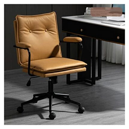 SDFGH Home computer chair Student dormitory study chair Back comfortable sedentary office chair desk (Color : black-Soul Eater1, Size : Talla �ni