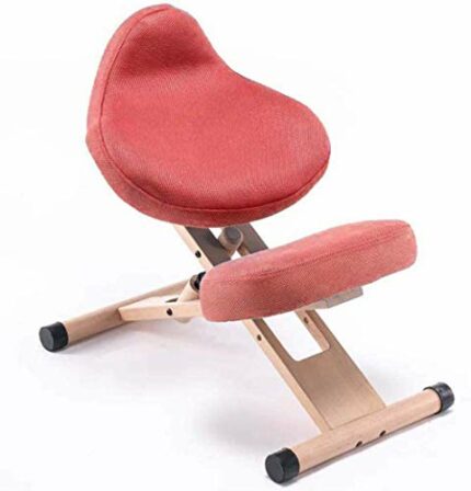 Stylish Simplicity Chair Ergonomic Adjustable Posture Stoolkneepad Kneeling Modern Beech Office Furniture Computer Suitable for Writing Games Com