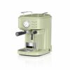 Swan SK22110BN Retro Espresso Coffee Machine with Milk Frother, Steam Pressure Control, 1.2L Detachable Water Tank, 1100W, Retro Black