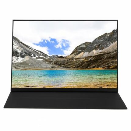 Portable Monitor, 18in 2.5K HD IPS Portable USB Monitor 144Hz with HDR Eye Care Anti Screen, Portable Gaming Monitor FHD Travel Monitor Type C Co